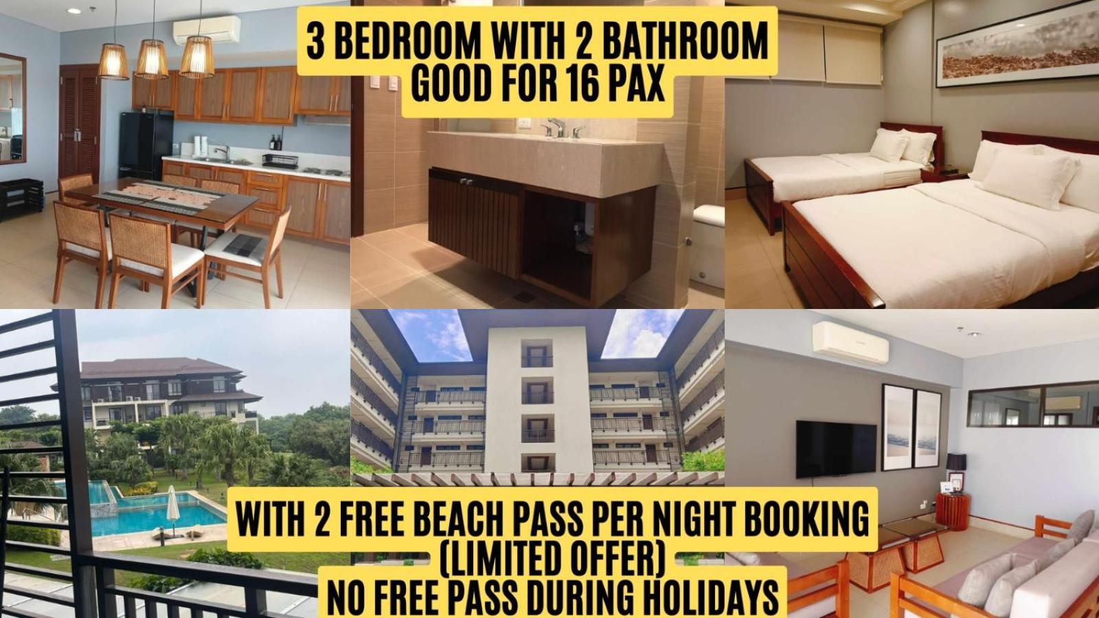 3 Bedroom / 2Ba - Anvaya Cove Courtyard Unit Morong  Eksteriør bilde